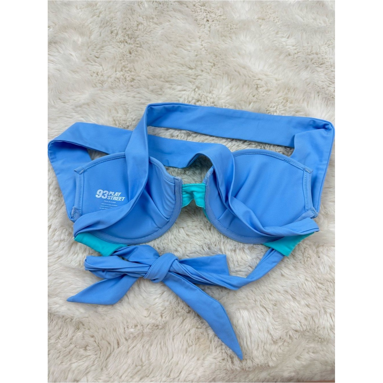 93 Play Street Layla Peri Blue Push Up Bikini Top, M — image 5 of 6